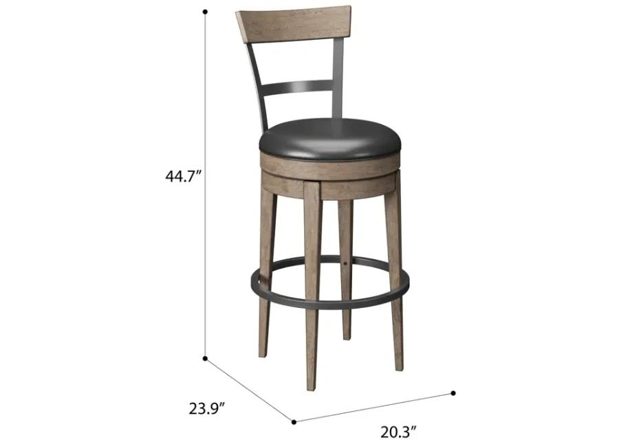 Benton Swivel Bar Stool