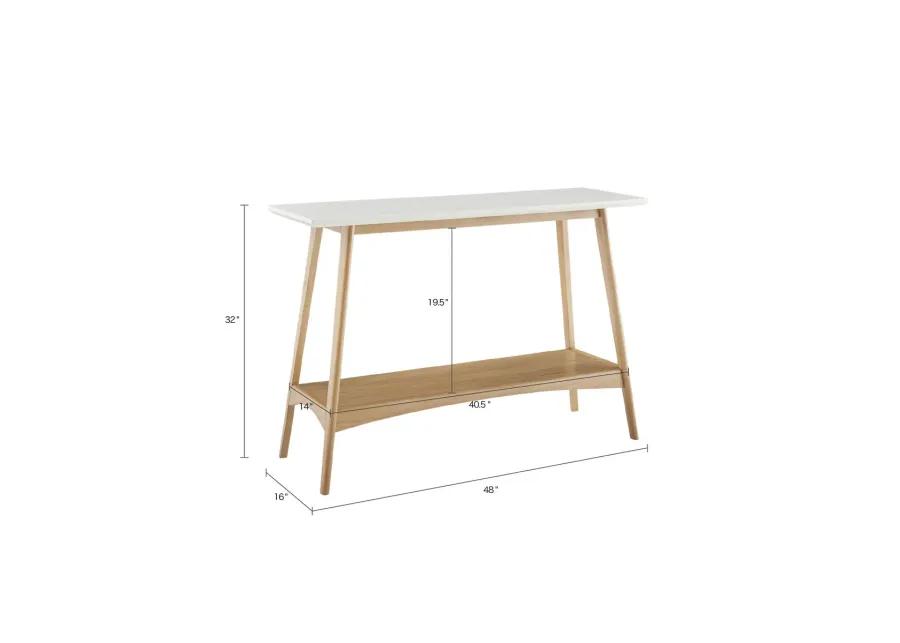 Madison Park Parker Off-White/Natural Console