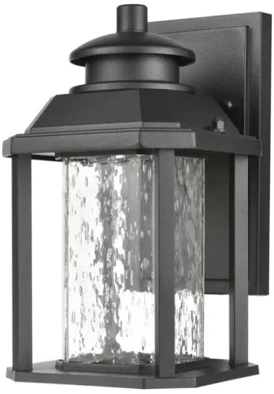 Irvine 10" High 1-Light Outdoor Sconce - Matte Black