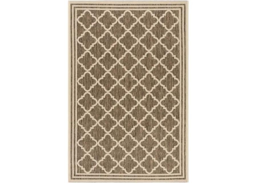 Safavieh BEACH HOUSE Collection BHS121D-5 Beige / Cream 5'-3" X 7'-6"