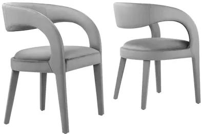 Pinnacle Performance Velvet Dining Chair Set of Two