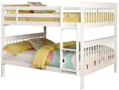 Chapman Full Over Full Bunk Bed White