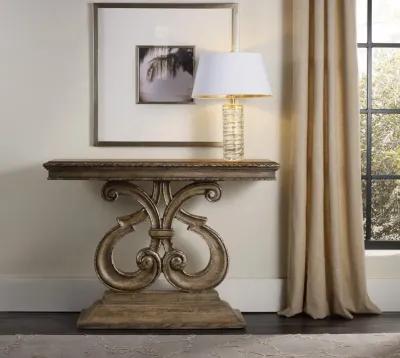 melange console table