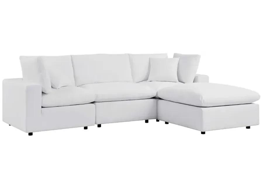 Commix 4-Piece Sunbrella� Outdoor Patio Sectional Sofa