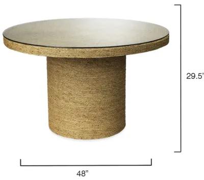 Harbor Seagrass Round Bistro Table