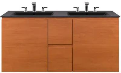 Scenic 48" Double Wall-Mount Bathroom Vanity