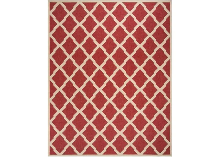 LINDEN 122 Collection LND122Q-9 Red / Creme 9' X 12'