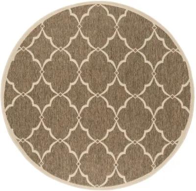 LINDEN 125 Collection LND125D-6R Beige / Cream 6'-7" X 6'-7" Round