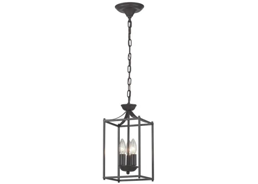 Arthur 7" Wide 3-Light Mini Pendant - Aged Bronze