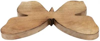 Wood 12"h Butterfly Decorative Object