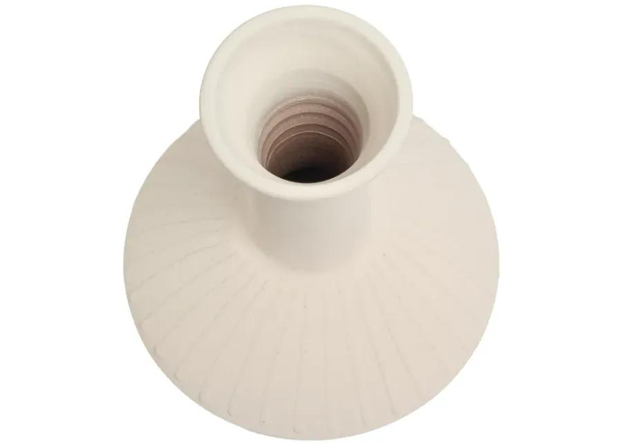 Doric Vase - Medium White