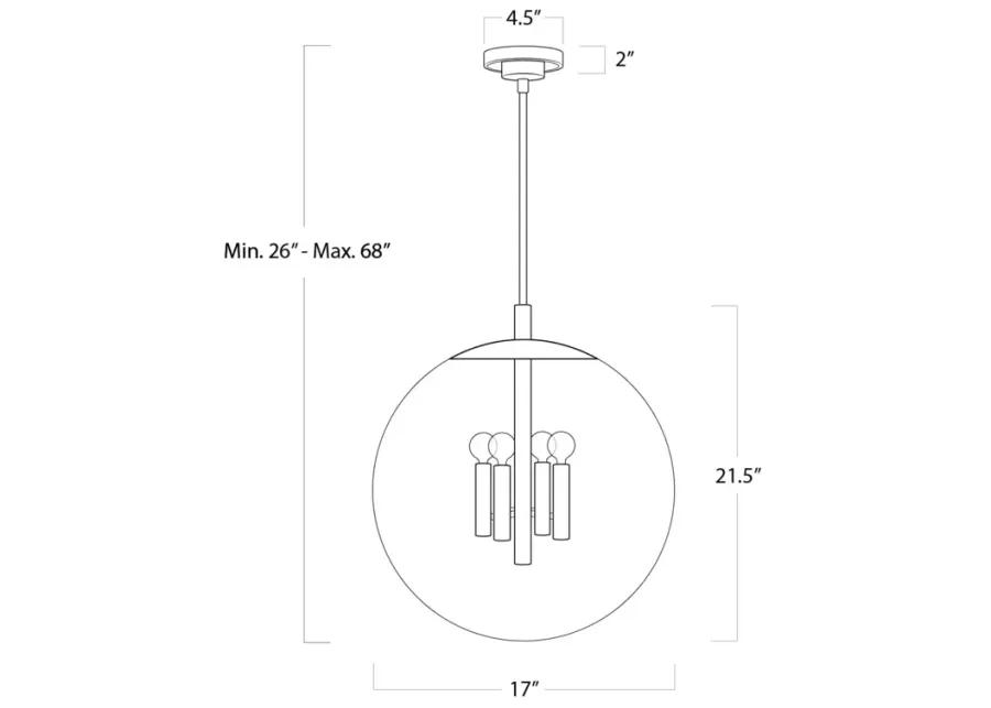 Cafe Pendant Medium (Natural Brass)