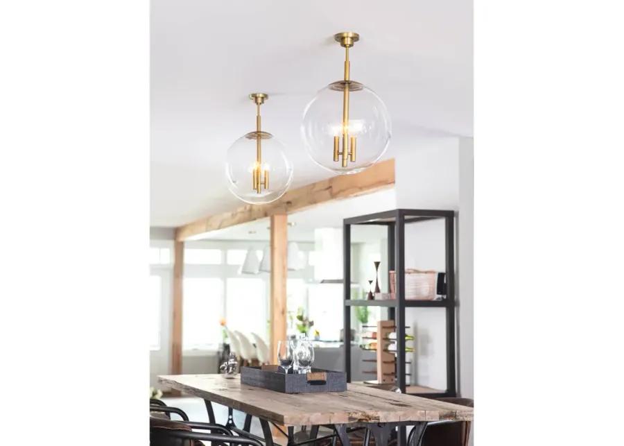 Cafe Pendant Medium (Natural Brass)