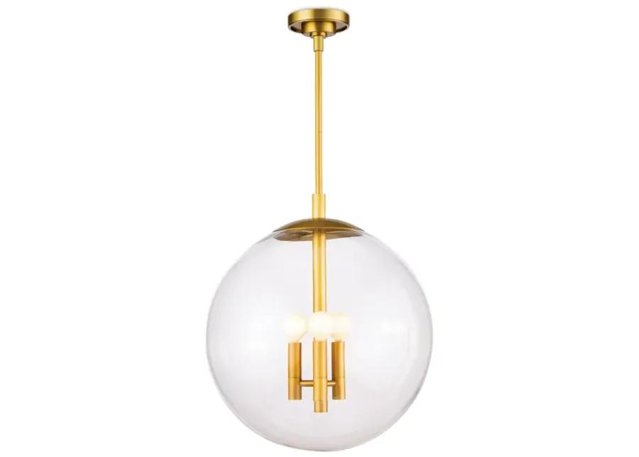 Cafe Pendant Medium (Natural Brass)