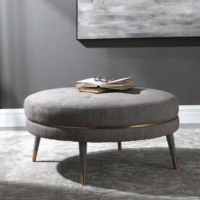 Blake Modern Taupe Ottoman