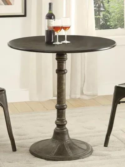 Oswego Round Bistro Dining Table Bronze