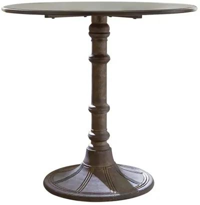 Oswego Round Bistro Dining Table Bronze