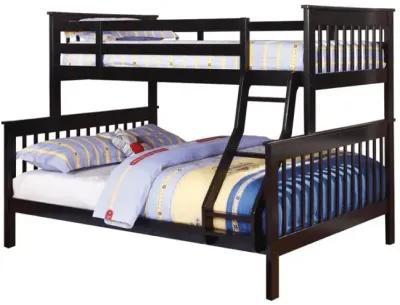 Chapman Twin Over Full Bunk Bed Black