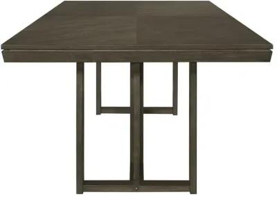 Kelly Rectangular Dining Table Dark Grey