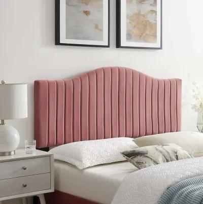 Brielle Channel Tufted Performance Velvet Full/Queen Headboard