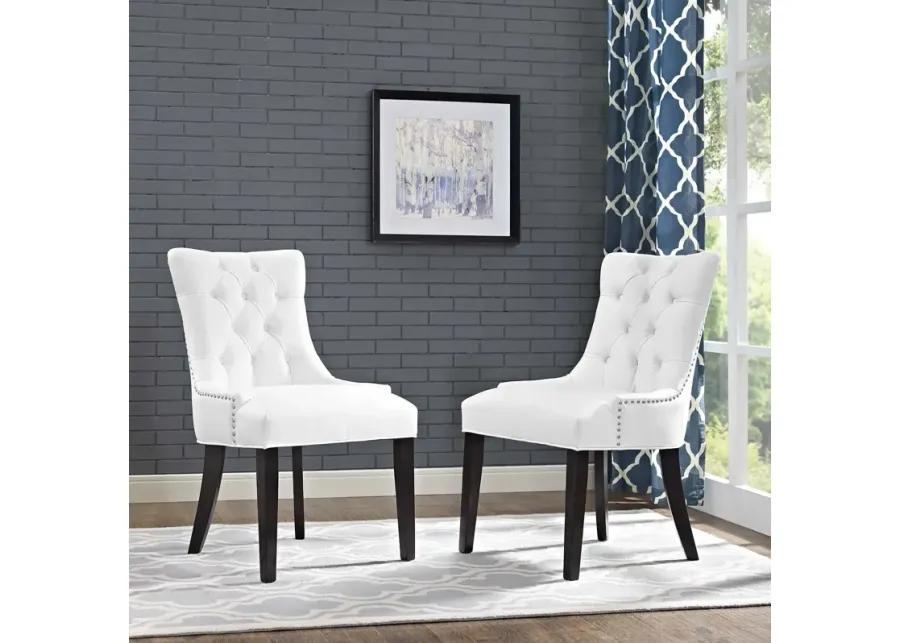 Regent Dining Side Chair Vinyl Set of 2