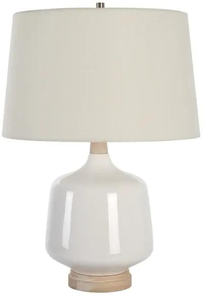 Opal Gloss White Table Lamp