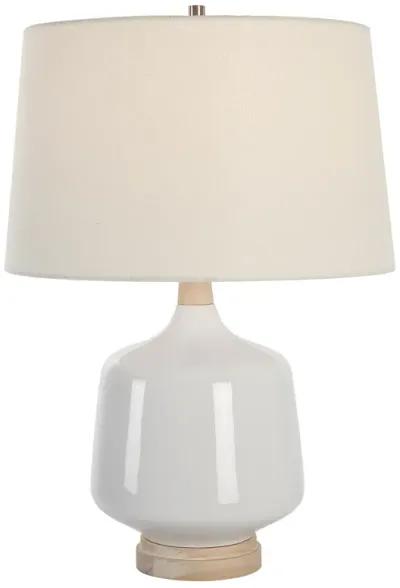 Opal Gloss White Table Lamp