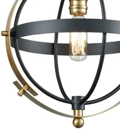 Caldwell 10" Wide 1-Light Mini Pendant - Matte Black