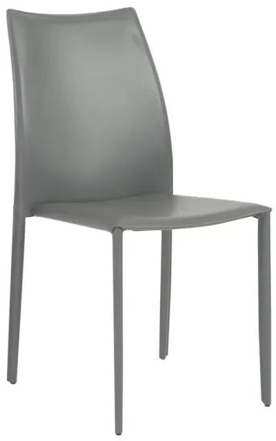 Dalia Stacking Side Chair in Gray - Set of 2