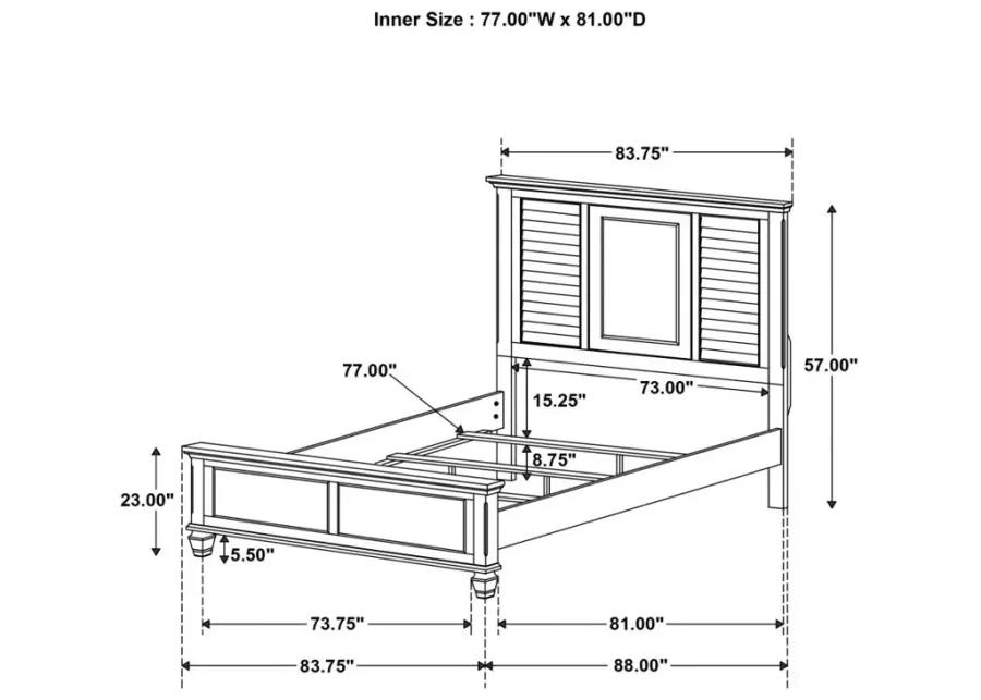 Franco Storage Platform Bedroom Set