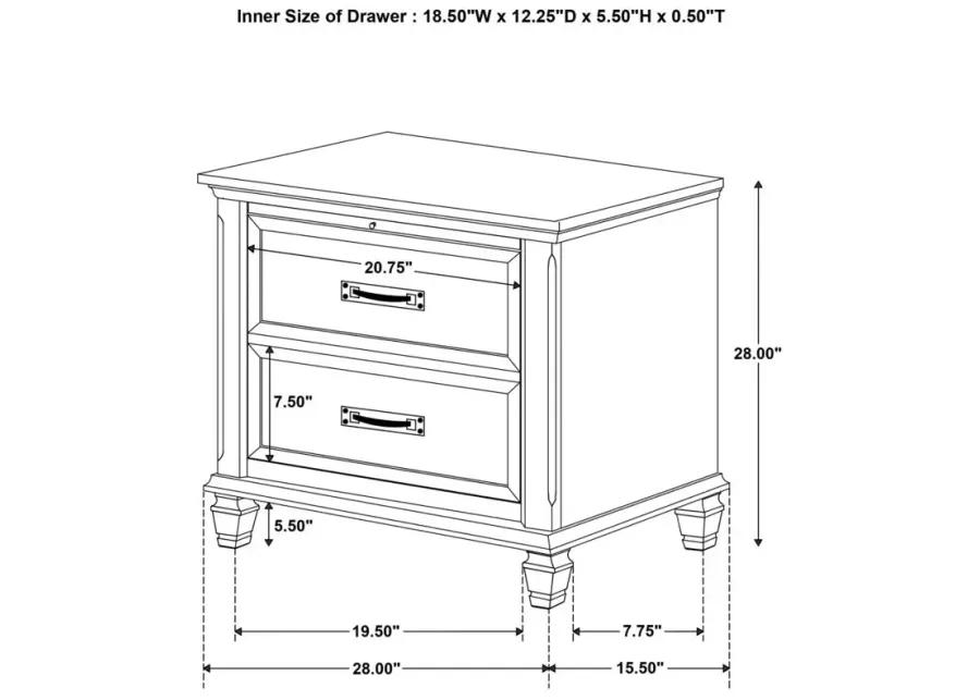 Franco Storage Platform Bedroom Set