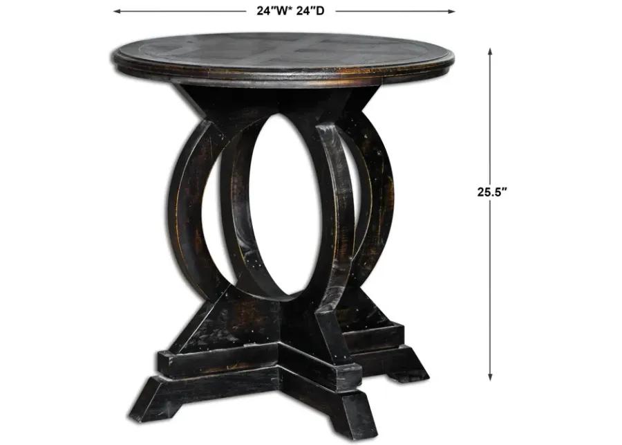 Maiva Black Side Table