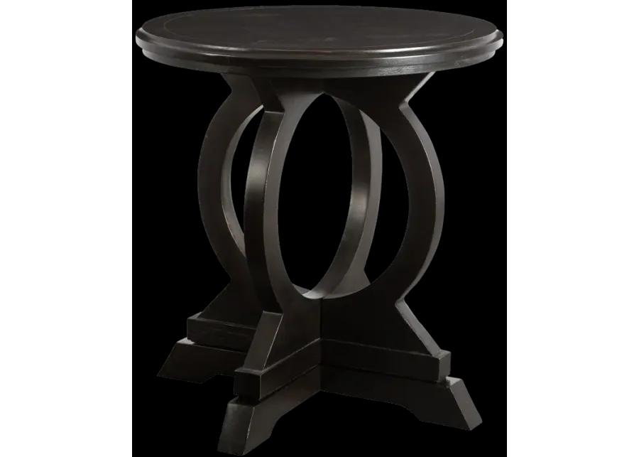 Maiva Black Side Table