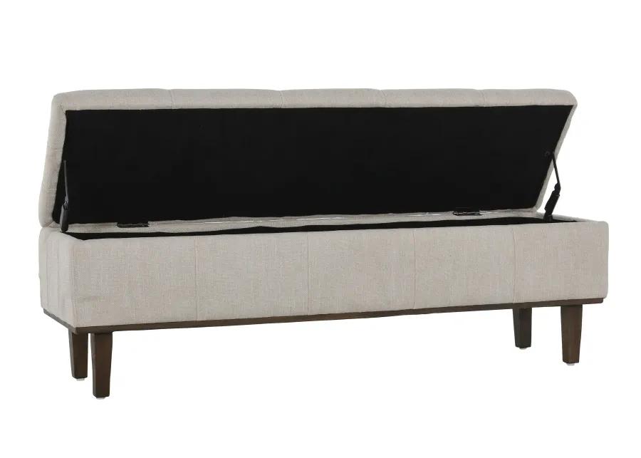 Louise Tufted Storage Bench 54" By Kosas Home