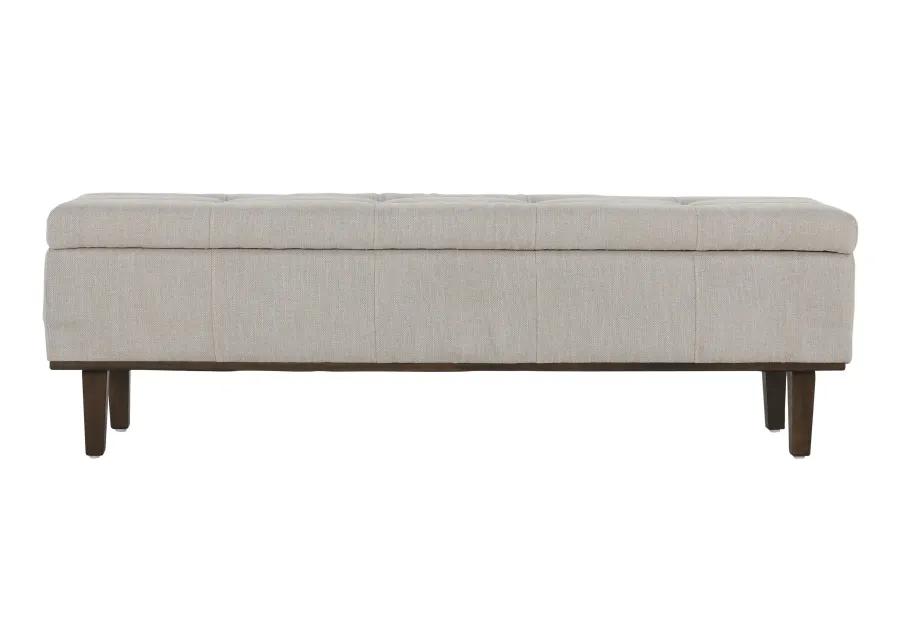 Louise Tufted Storage Bench 54" By Kosas Home