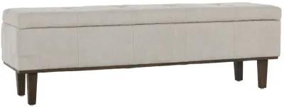 Louise Tufted Storage Bench 54" By Kosas Home