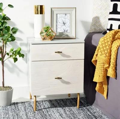 Genevieve 2 Drawer Nightstand