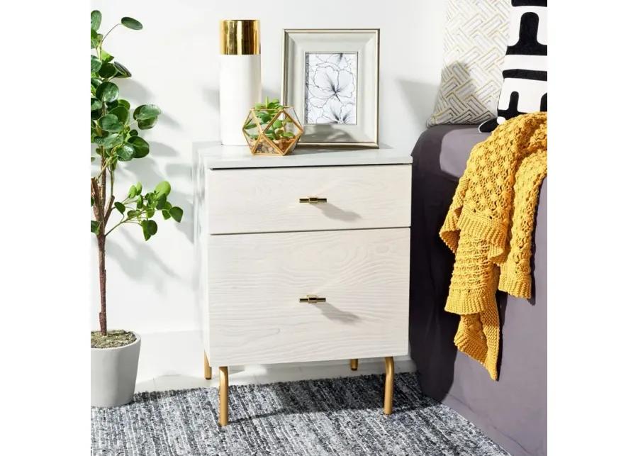 Genevieve 2 Drawer Nightstand