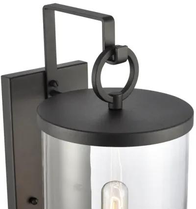 Hopkins 20.25'' High 1-Light Outdoor Sconce - Charcoal Black