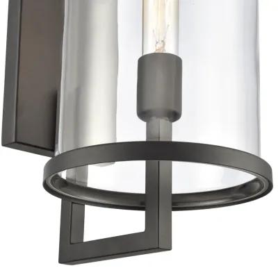 Hopkins 20.25'' High 1-Light Outdoor Sconce - Charcoal Black