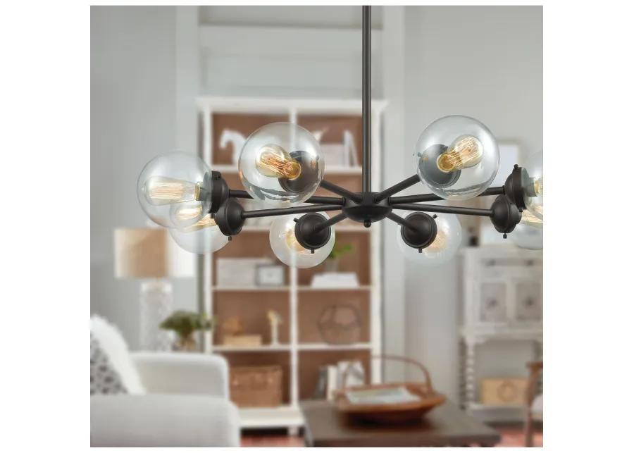 Beckett 37" Wide 8-Light Chandelier - Oil Rubbed Bronze