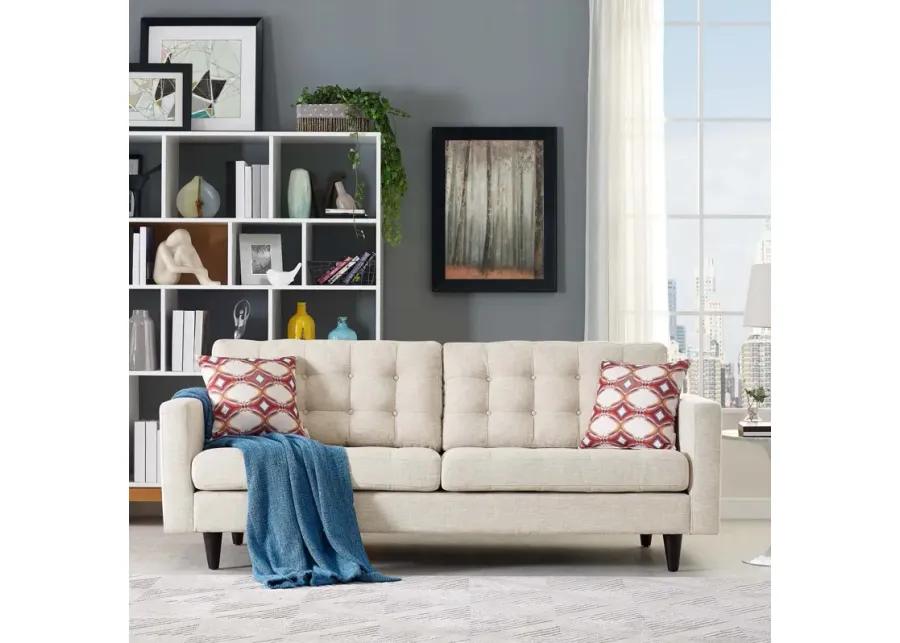 Empress Upholstered Fabric Sofa