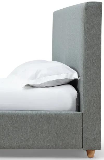 Olivia King-size Upholstered Headboard in Pewter