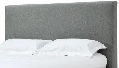 Olivia King-size Upholstered Headboard in Pewter