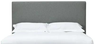 Olivia King-size Upholstered Headboard in Pewter