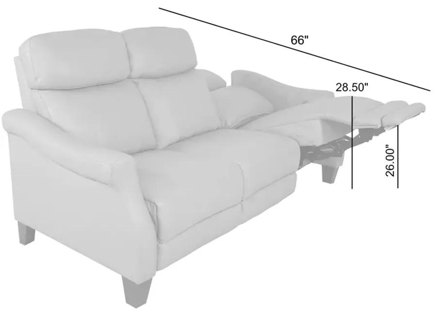 Felicity 84" Zero Gravity Power Reclining Sofa in Silver Leather