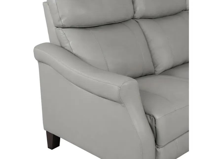 Felicity 84" Zero Gravity Power Reclining Sofa in Silver Leather