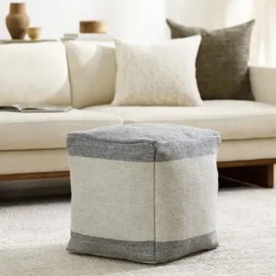 Latvia LVPF-001 18"H x 18"W x 18"D Pouf