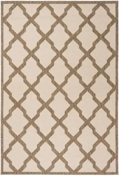 LINDEN 122 Collection LND122C-5 Cream / Beige 5'-3" X 7'-6"