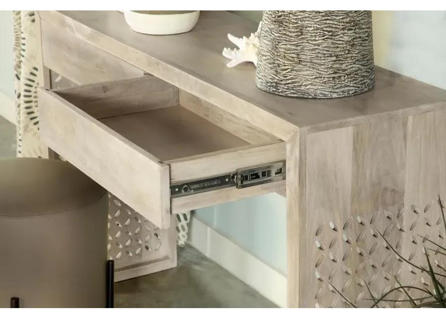 Rickman Rectangular 2-drawer Console Table White Washed